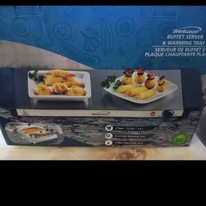 Brentwood Buffet Server & Warming Tray - Silver